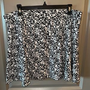 Floral skater skirt